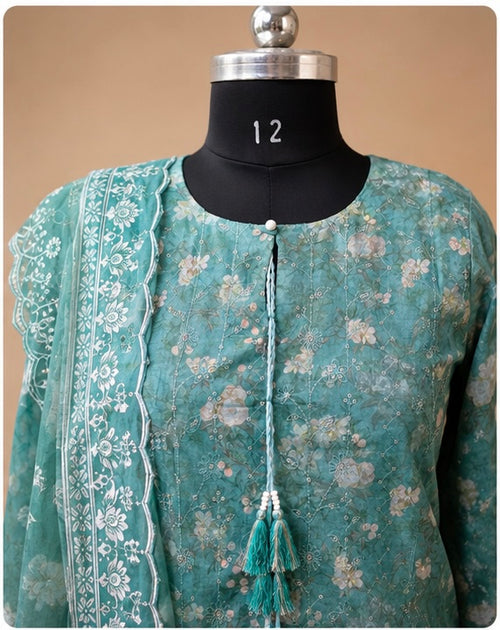 Lawn Embroidered Riwayat Suit