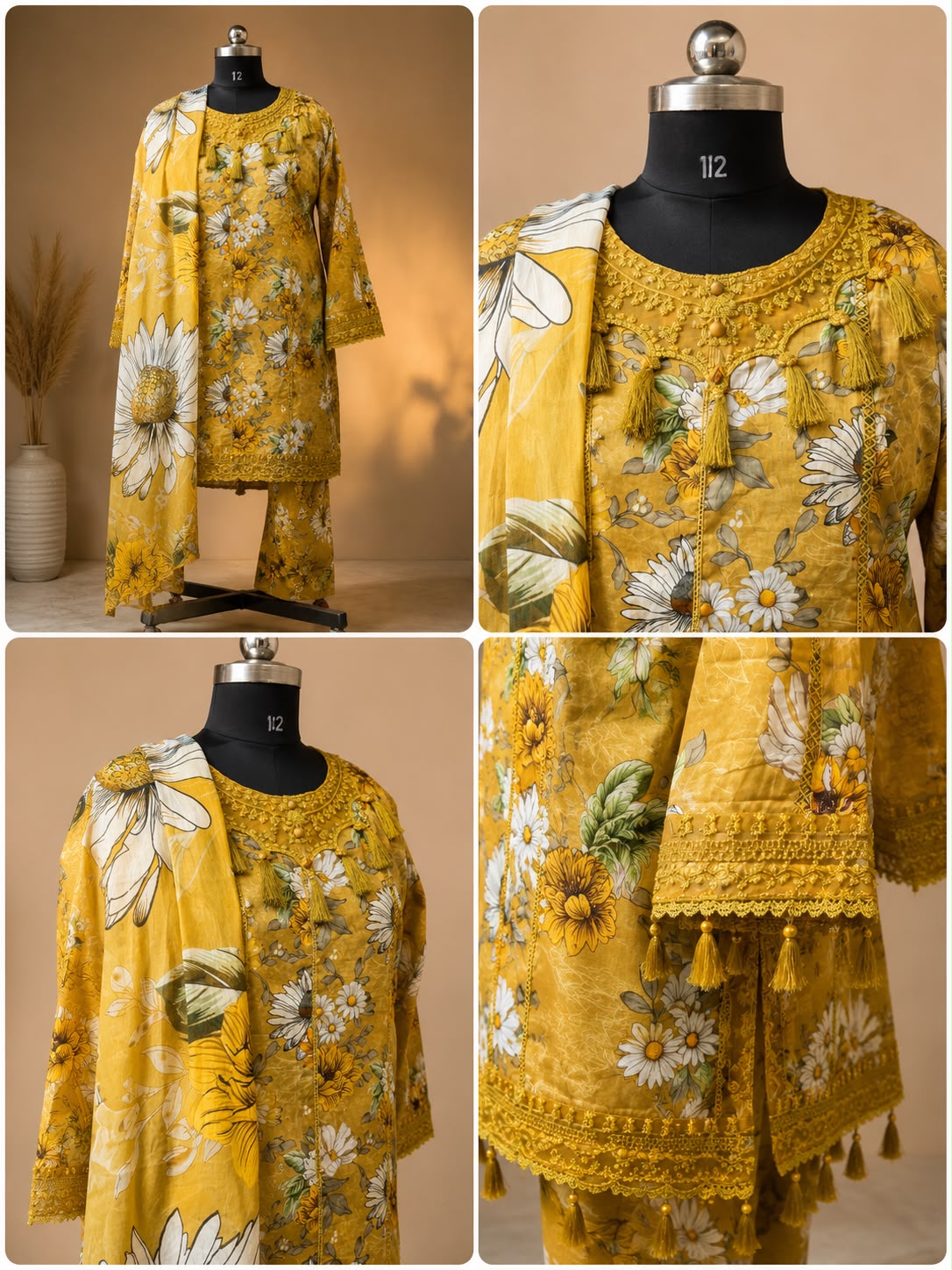 Lawn Embroidered Sada Bahar Suit