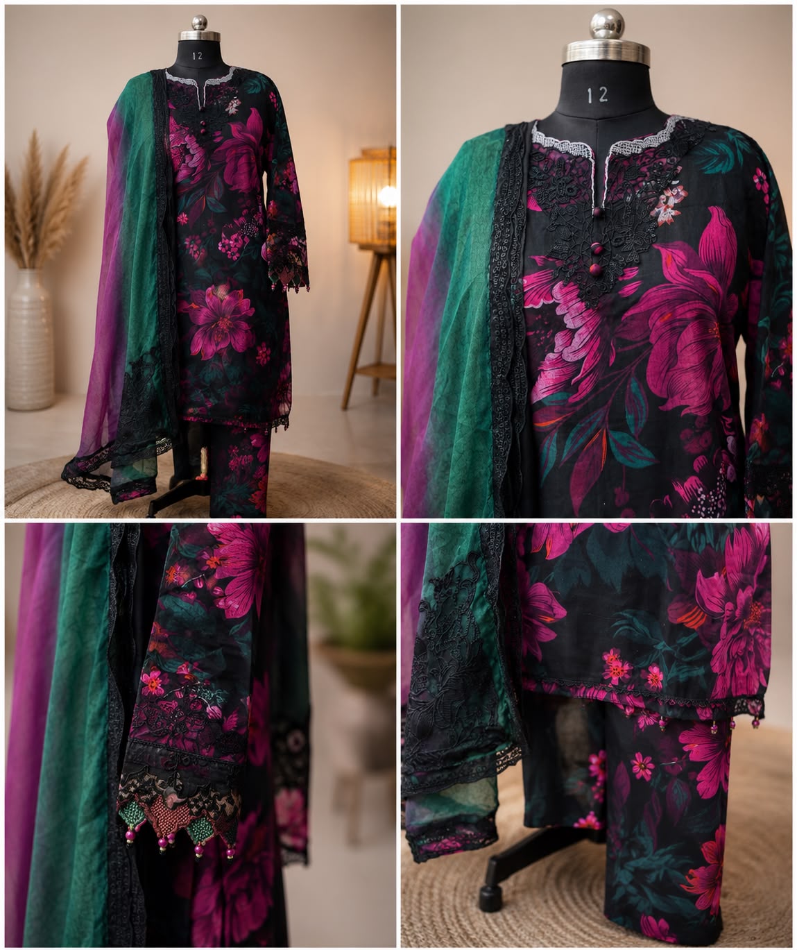 Lawn Embroidered Sada Bahar Suit